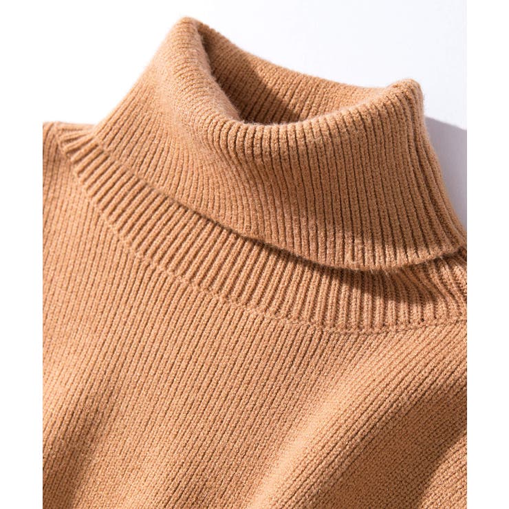 ウエストシェイプタートルネックニットワンピース | SAISON DE PAPILLON  | 詳細画像46