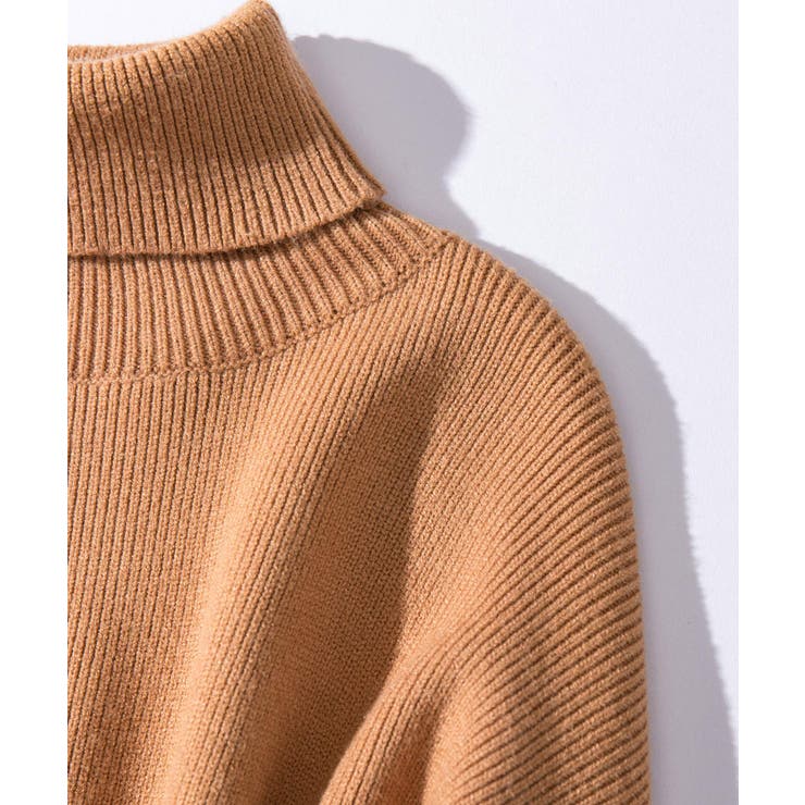 ウエストシェイプタートルネックニットワンピース | SAISON DE PAPILLON  | 詳細画像47