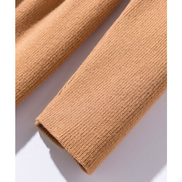 ウエストシェイプタートルネックニットワンピース | SAISON DE PAPILLON  | 詳細画像49