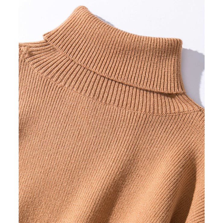 ウエストシェイプタートルネックニットワンピース | SAISON DE PAPILLON  | 詳細画像51