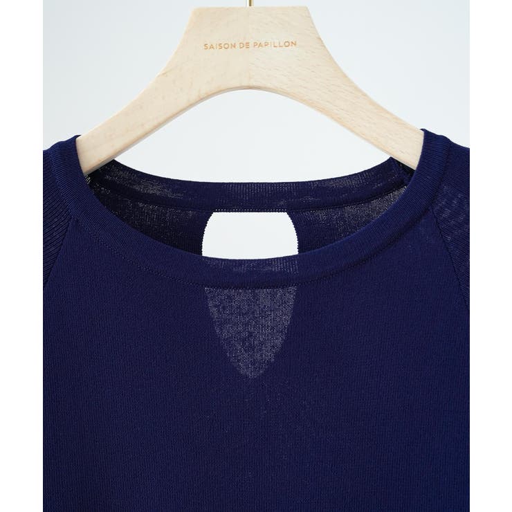 ★SHIPSPrimary Navy Labelラメラグランプルオーバー〈36〉 SHIPS Primary Navy Label:SUVIN ドルマン プルオーバー｜ SHIPS