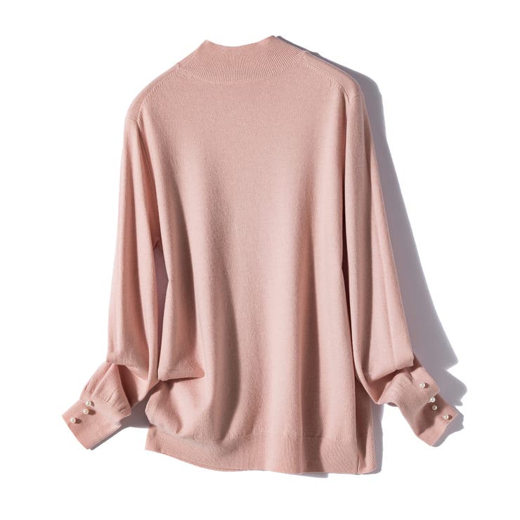 パールボタン付きプチハイネックニットプルオーバー | SAISON DE PAPILLON  | 詳細画像64 