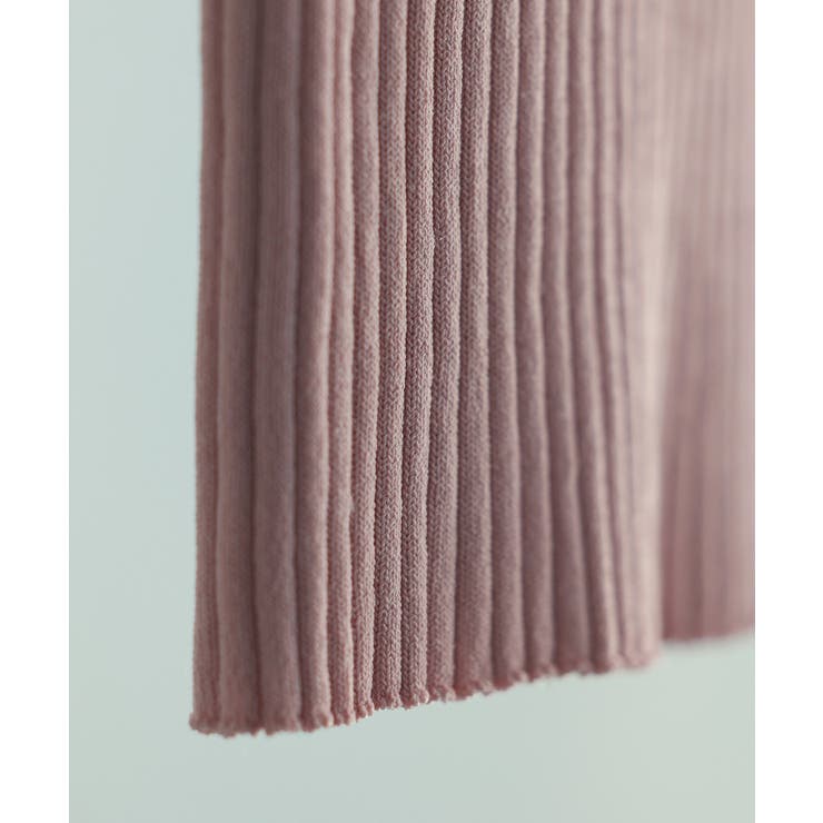 フレンチスリーブリブ切替サマーニットトップス | SAISON DE PAPILLON  | 詳細画像74 