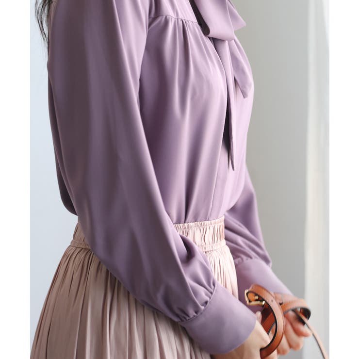 リボンタイシャーリングブラウス | SAISON DE PAPILLON  | 詳細画像43 