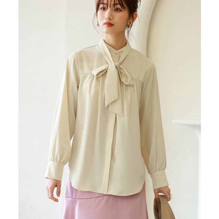 リボンタイシャーリングブラウス | SAISON DE PAPILLON  | 詳細画像47 