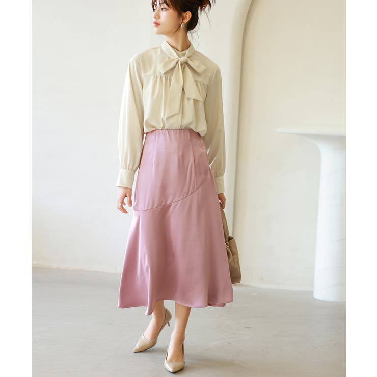 リボンタイシャーリングブラウス | SAISON DE PAPILLON  | 詳細画像50 