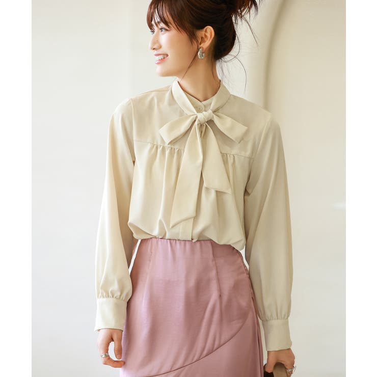 リボンタイシャーリングブラウス | SAISON DE PAPILLON  | 詳細画像52 