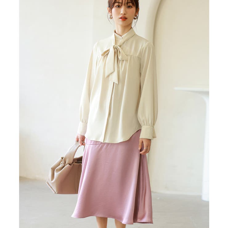 リボンタイシャーリングブラウス | SAISON DE PAPILLON  | 詳細画像54 