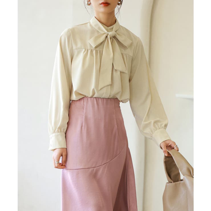 リボンタイシャーリングブラウス | SAISON DE PAPILLON  | 詳細画像55 