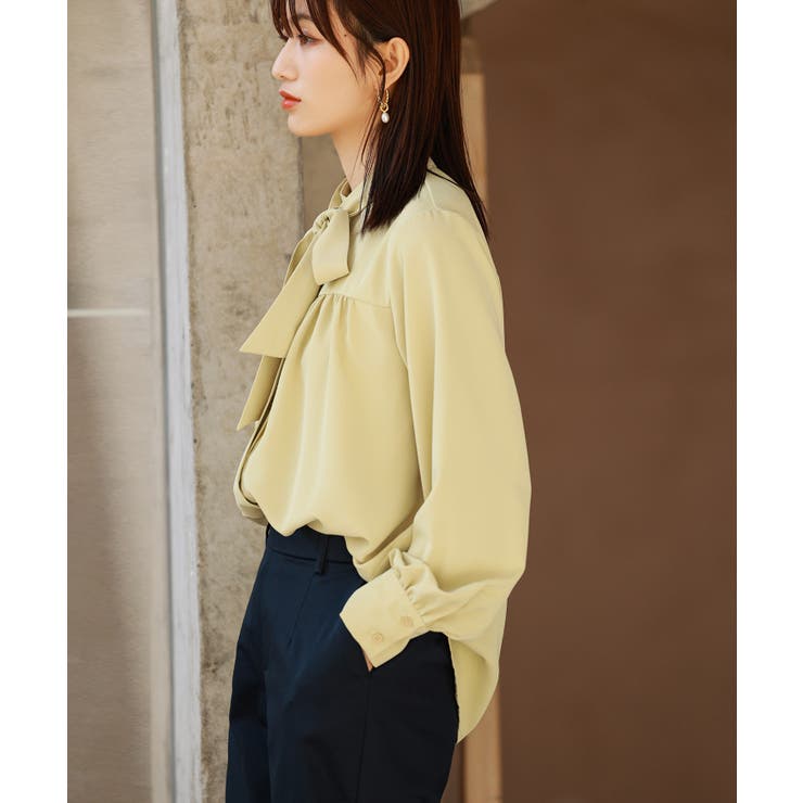 リボンタイシャーリングブラウス | SAISON DE PAPILLON  | 詳細画像60 