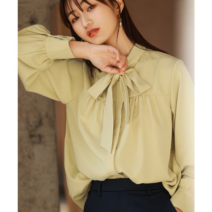 リボンタイシャーリングブラウス | SAISON DE PAPILLON  | 詳細画像64 