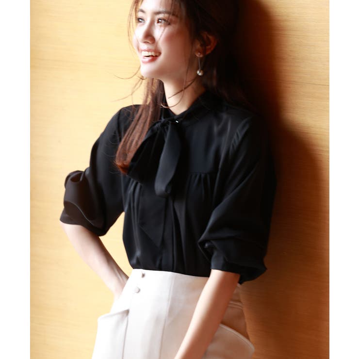 リボンタイシャーリングブラウス | SAISON DE PAPILLON  | 詳細画像68 