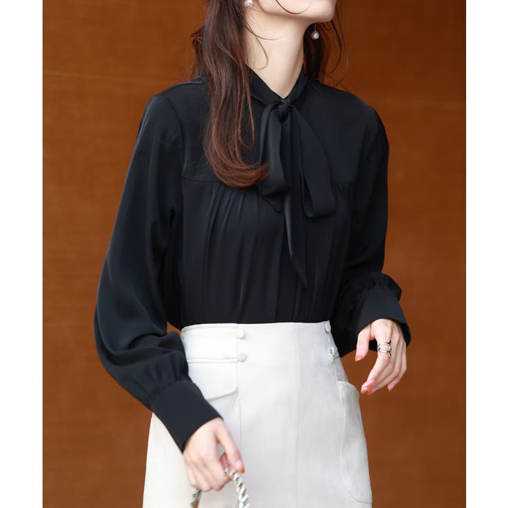 リボンタイシャーリングブラウス | SAISON DE PAPILLON  | 詳細画像69 