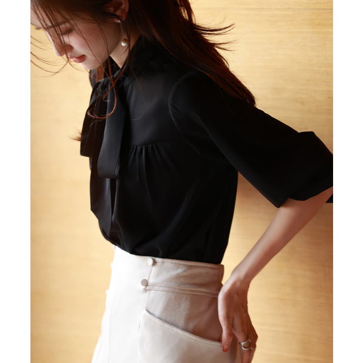 リボンタイシャーリングブラウス | SAISON DE PAPILLON  | 詳細画像70 