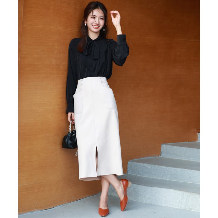 リボンタイシャーリングブラウス | SAISON DE PAPILLON  | 詳細画像72 