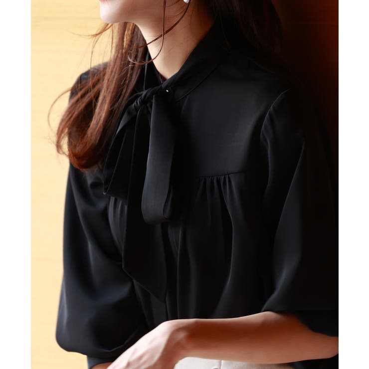 リボンタイシャーリングブラウス | SAISON DE PAPILLON  | 詳細画像74 