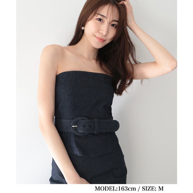 デニムライクビスチェ[品番：DURW0001134]｜AMBIENT（アンビエント）の