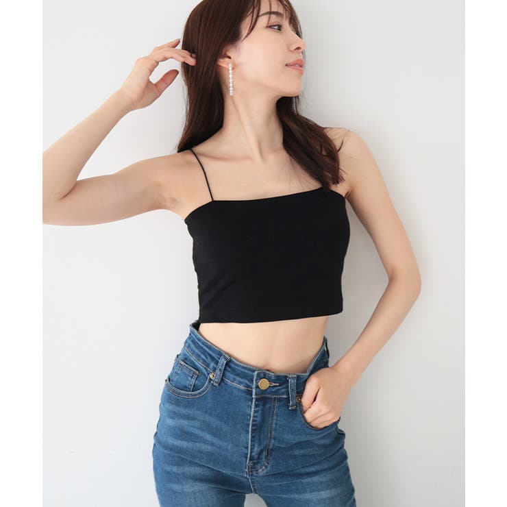 スパゲティストラップカップインベアトップ[品番:DURW0000914