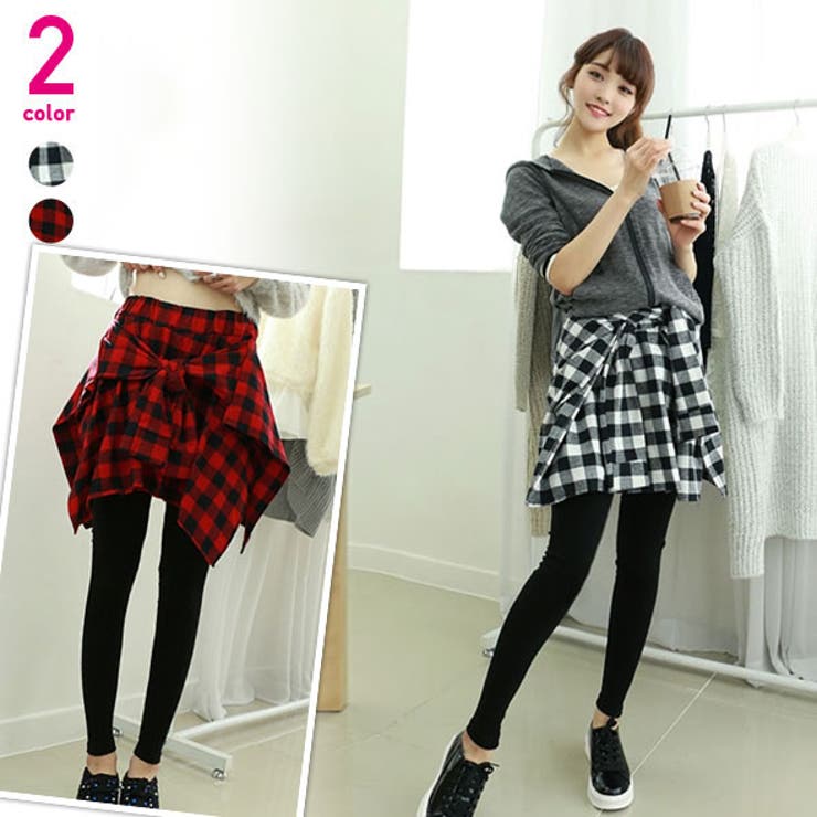 レギンス チェック柄 シャツの腰巻き 品番 Hitw Dlxgirl ディーエルエックスガール のレディース ファッション通販 Shoplist ショップリスト