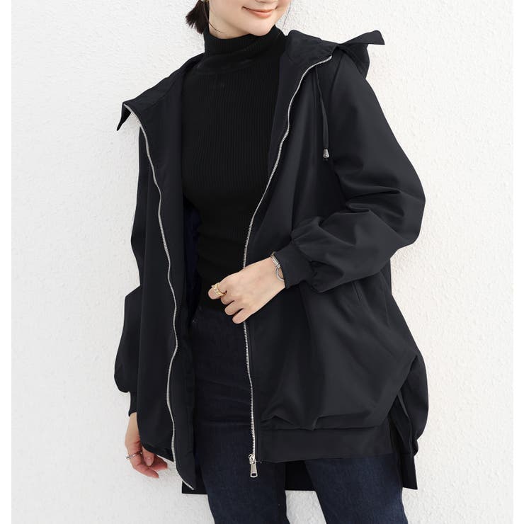 フーディー マウンテンパーカー コクーンシルエット ゆったり ゆる