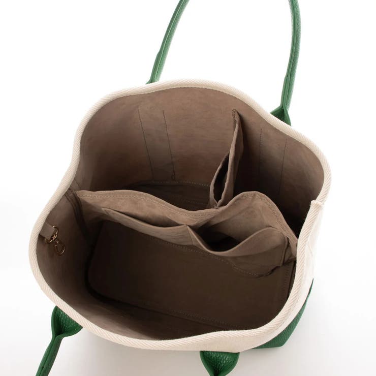 カシュカシュ cachecache / パーテーションキャンバストートバッグ | UNBILLION | 詳細画像15