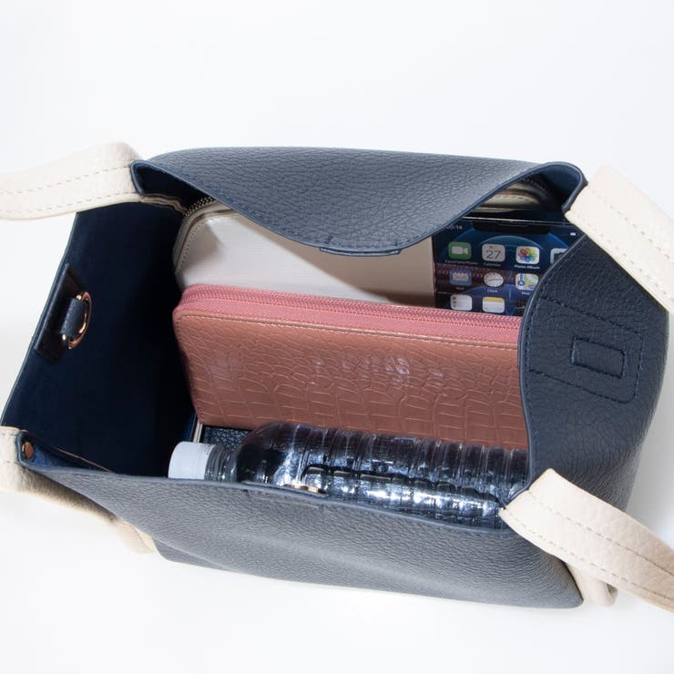 カシュカシュ  / ミニショルダー付きソフトレザー調ミニトートバッグ | UNBILLION | 詳細画像42 