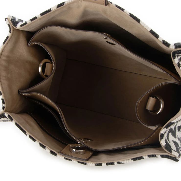 カシュカシュ / アニマル柄ヒネリハンドルインバッグセットトート | UNBILLION | 詳細画像14 