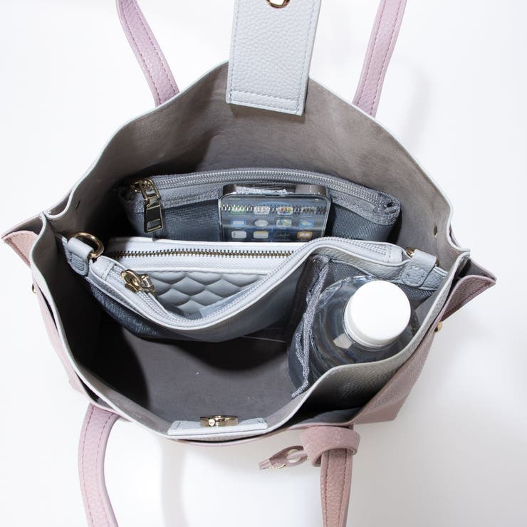 カシュカシュ cachechche / セパレートカラーパーテーショントート | UNBILLION | 詳細画像17 