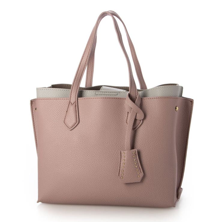 ラベンダーグレー | カシュカシュ cachechche / セパレートカラーパーテーショントート | UNBILLION