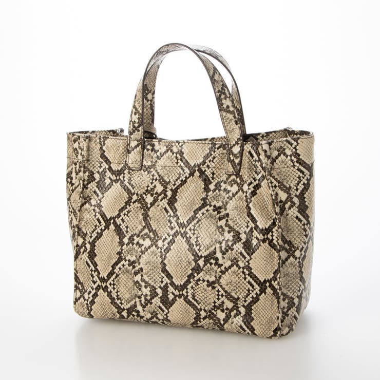 カシュカシュ cachecache / パイソン柄手提げトートS | UNBILLION | 詳細画像2 