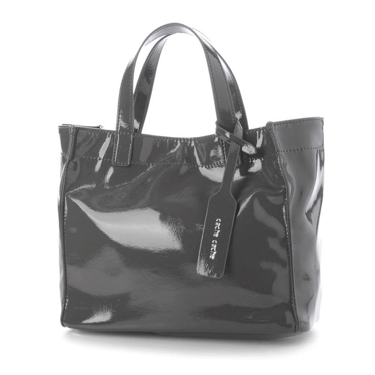 カシュカシュ cachecache / ソフトエナメルスクエア手提げトートS | UNBILLION | 詳細画像19 