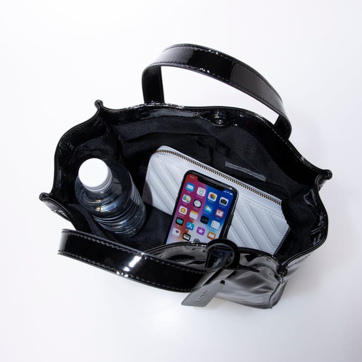 カシュカシュ cachecache / ソフトエナメルスクエア手提げトートS | UNBILLION | 詳細画像27 