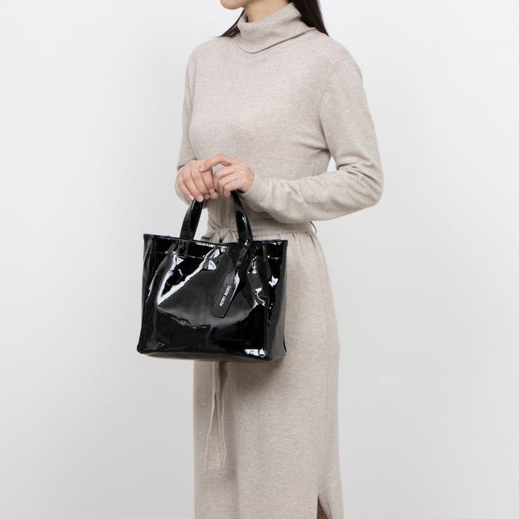 カシュカシュ cachecache / ソフトエナメルスクエア手提げトートS | UNBILLION | 詳細画像28 