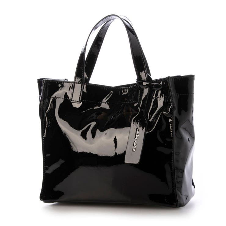 カシュカシュ cachecache / ソフトエナメルスクエア手提げトートS | UNBILLION | 詳細画像29 