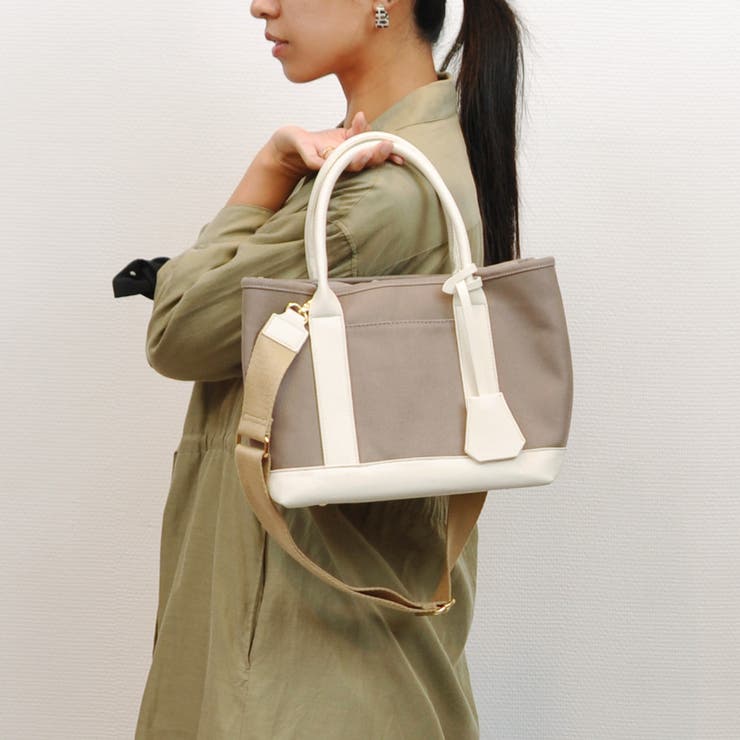 カシュカシュ / ショルダー付きパーテーションキャンバストート | UNBILLION | 詳細画像1 