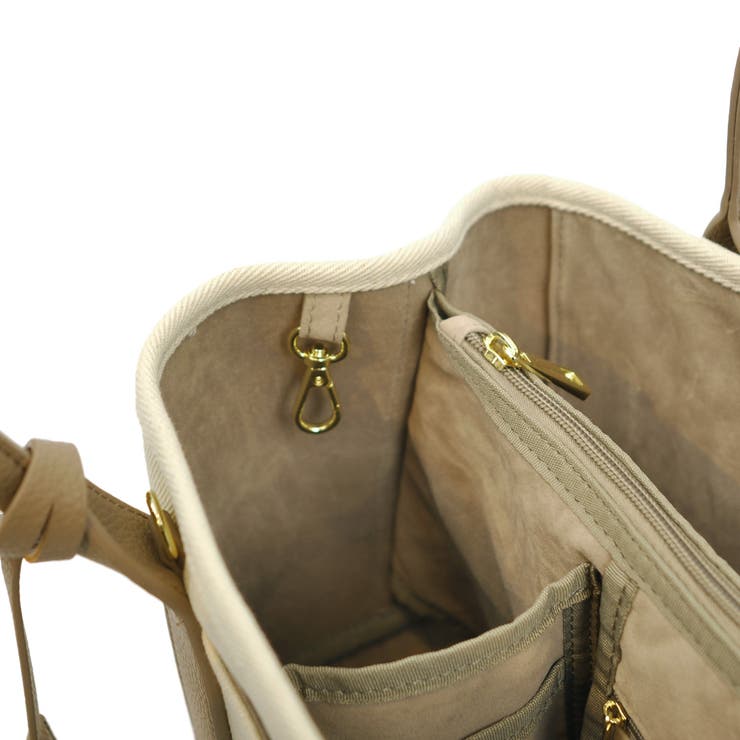 カシュカシュ / ショルダー付きパーテーションキャンバストートL | UNBILLION | 詳細画像11 