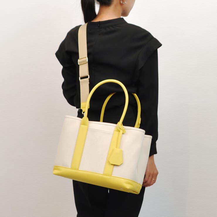 カシュカシュ / ショルダー付きパーテーションキャンバストートL | UNBILLION | 詳細画像14 