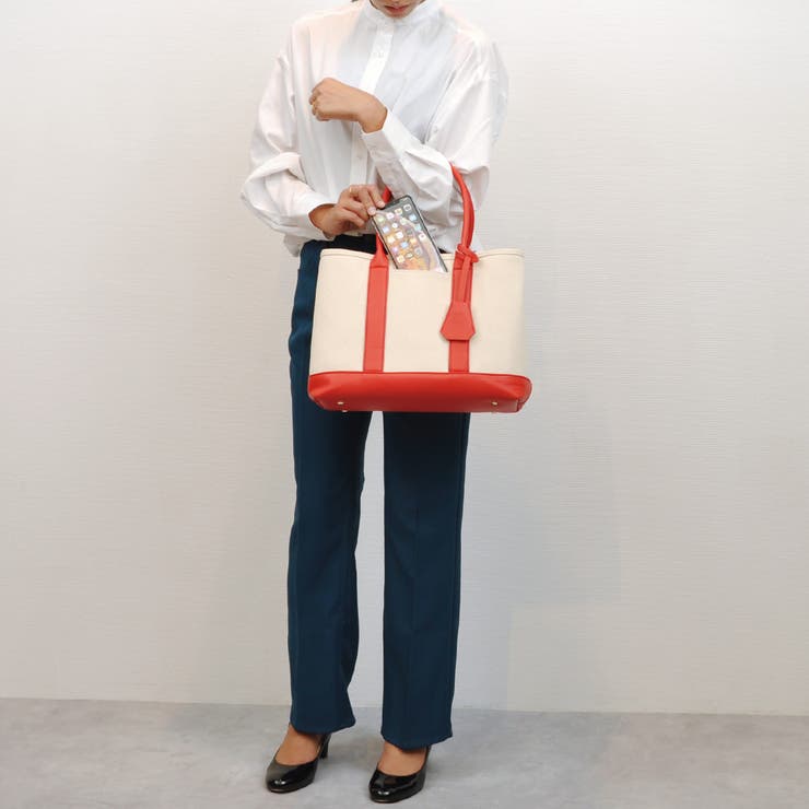 カシュカシュ / ショルダー付きパーテーションキャンバストートL | UNBILLION | 詳細画像20 