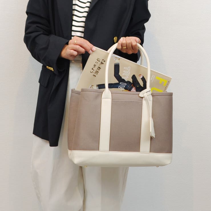 カシュカシュ / ショルダー付きパーテーションキャンバストートL | UNBILLION | 詳細画像35 