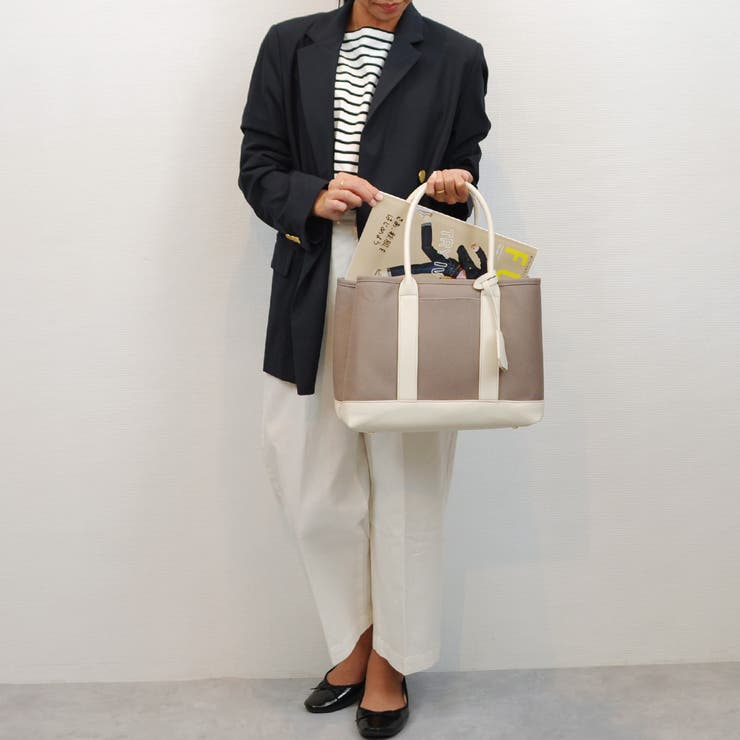 カシュカシュ / ショルダー付きパーテーションキャンバストートL | UNBILLION | 詳細画像36 