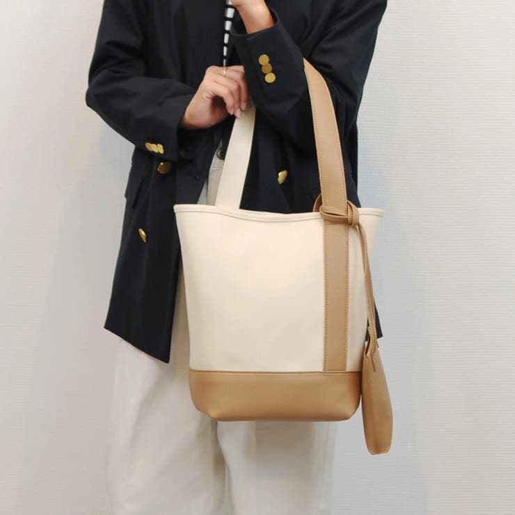 カシュカシュ / スマホショルダー付きワンハンドルパーテーショントートバッグ | UNBILLION | 詳細画像10 