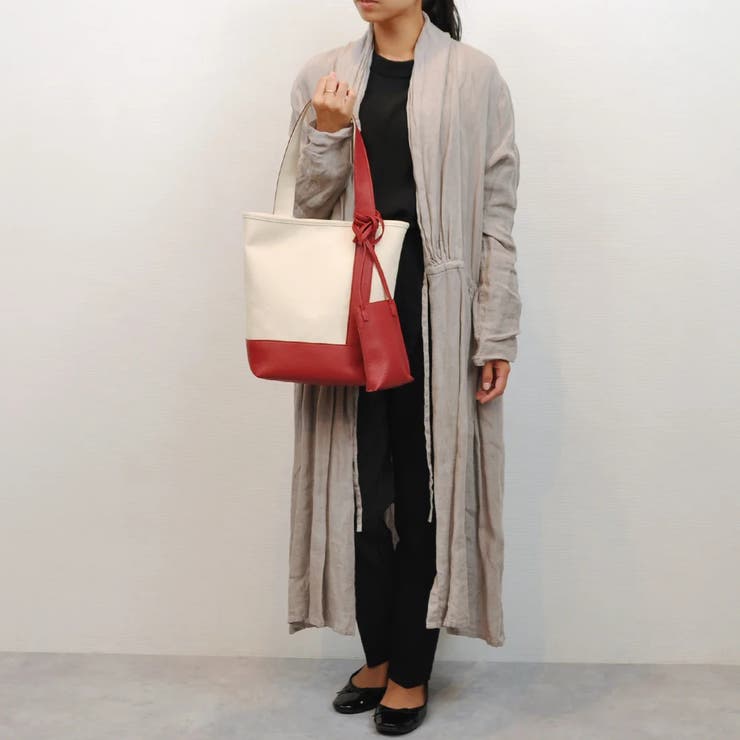 カシュカシュ / スマホショルダー付きワンハンドルパーテーショントートバッグ | UNBILLION | 詳細画像18 