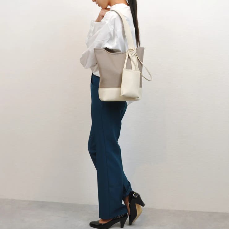 カシュカシュ / スマホショルダー付きワンハンドルパーテーショントートバッグ | UNBILLION | 詳細画像22 