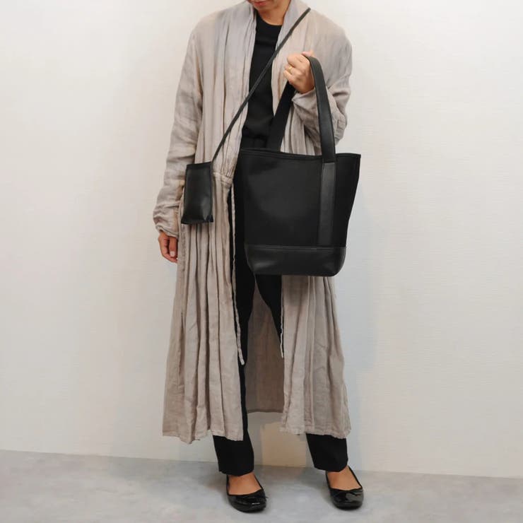 カシュカシュ / スマホショルダー付きワンハンドルパーテーショントートバッグ | UNBILLION | 詳細画像26 