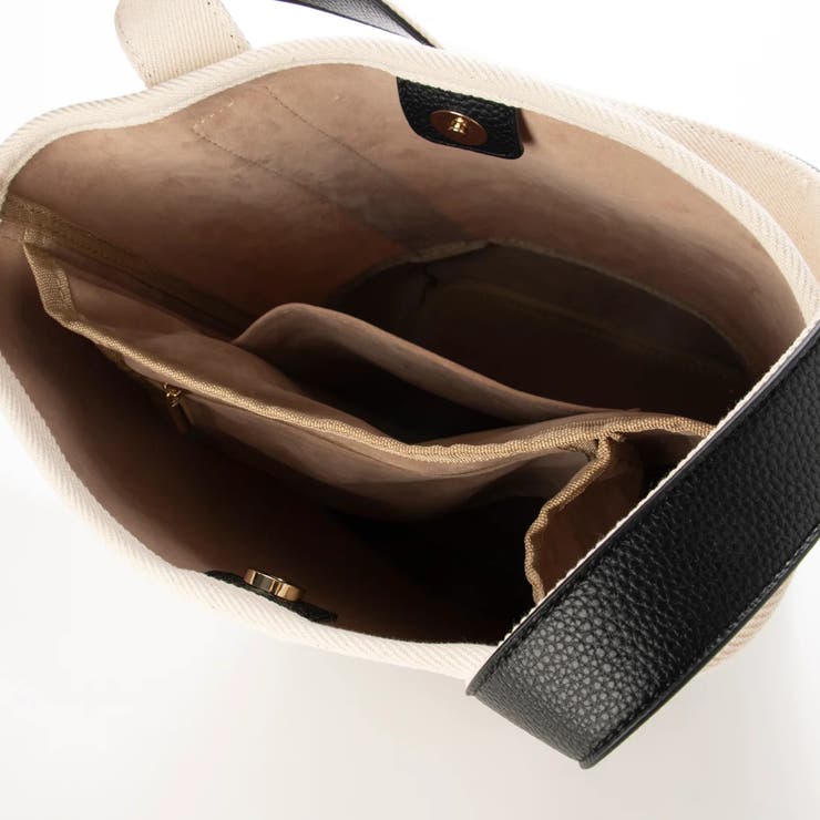 カシュカシュ / スマホショルダー付きワンハンドルパーテーショントートバッグ | UNBILLION | 詳細画像6 