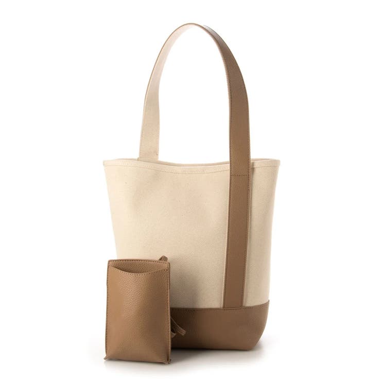 オーク | カシュカシュ / スマホショルダー付きワンハンドルパーテーショントートバッグ | UNBILLION