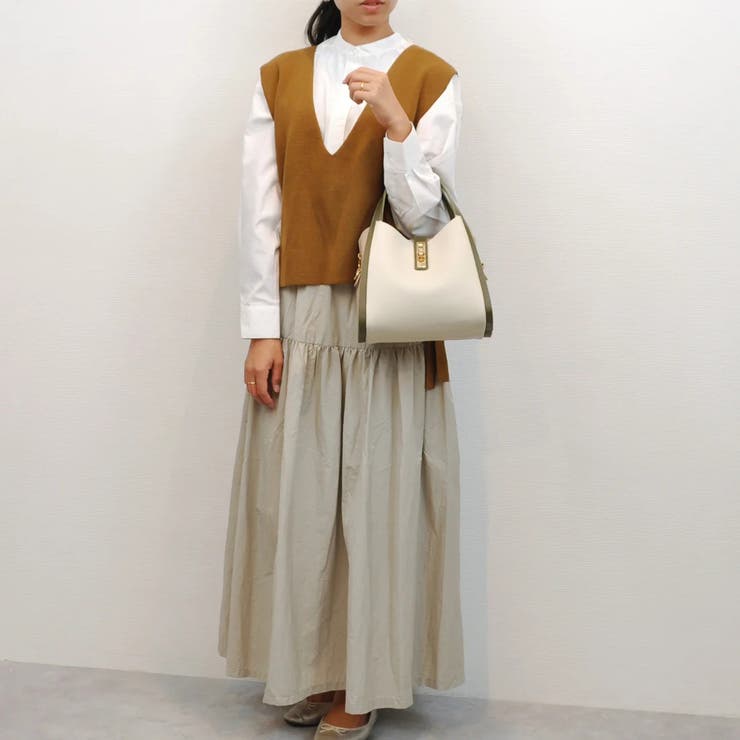 カシュカシュ cachecache / 3レイヤーヒネリ金具2wayトート | UNBILLION | 詳細画像12 