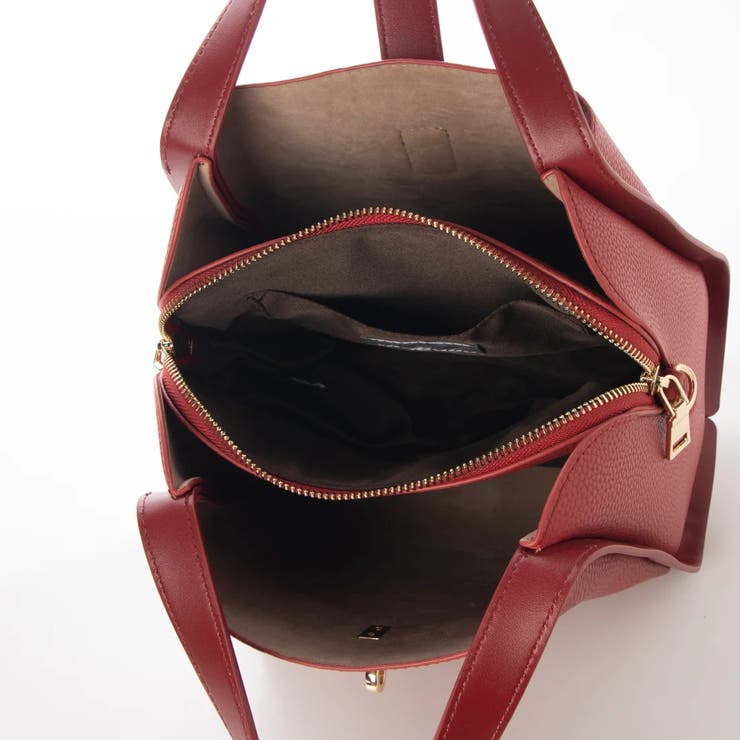 カシュカシュ cachecache / 3レイヤーヒネリ金具2wayトート | UNBILLION | 詳細画像25 