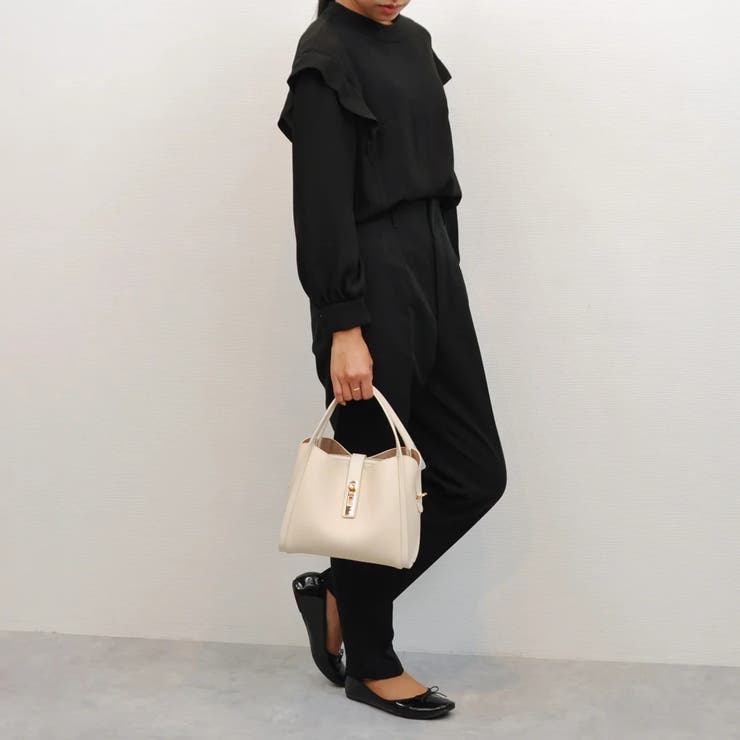 カシュカシュ cachecache / 3レイヤーヒネリ金具2wayトート | UNBILLION | 詳細画像4 