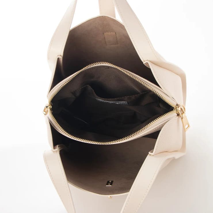 カシュカシュ cachecache / 3レイヤーヒネリ金具2wayトート | UNBILLION | 詳細画像9 